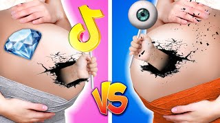 Rich Pregnant vs Broke Pregnant || Funny Pregnancy Moments with Rich vs Poor Girls
