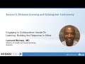 Engaging in Collaborative Hands-On Learning: Building the Response in Africa - Leonard Bikinesi