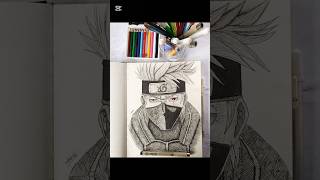 Quick Sketch  Of Kakashi✨💯#anime #kakashi #naruto #art #anime 🔥👊