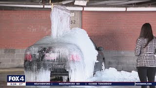 THAT'S MY CAR - Pipe Break Disaster as Texas Thaw begins
