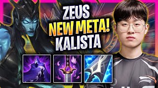 ZEUS TRIES NEW META KALISTA TOP! - HLE Zeus Plays Kalista TOP vs Warwick! | Season 2025