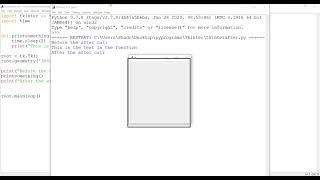 Tkinter After Method - Delayed Events in Tkinter