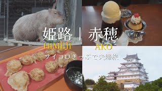 【兵庫旅行|夫婦旅Vlog】サイコロきっぷで姫路旅行に行ってみた-DAY1 姫路～赤穂 | グルメ | 神社 | 動物園 | 山本旅商店