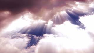 Sunbeams through pink time lapse clouds , 4K | Premium Video | Stock Video | Without watermark