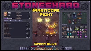 Spear build vs  The Manticore - Stoneshard - Patch 0.9.1.15