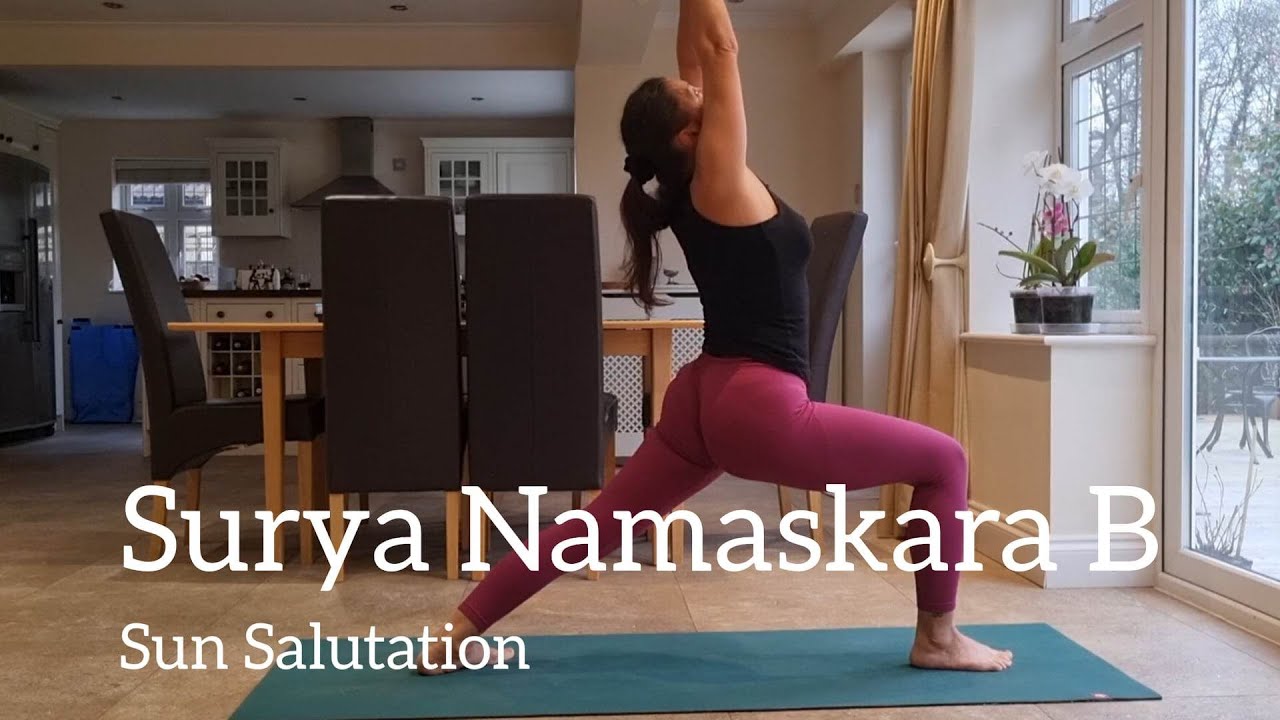 Surya Namaskara B/ Sun Salutation | Ashtanga Yoga For Beginners - YouTube