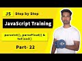 Conversion in JavaScript with parseInt() and parseFloat() or toFixed() methods