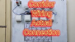 Corridor Wiring Actual Connection