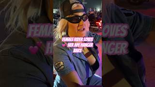 Why She Loves Ape Hanger Bars on her Motorcycle