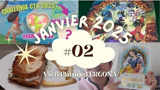 VLOG Janv25 #2  : Achat Cultura et Amazon/ Repas/ Puzzle fini/ Moments entre agacement et rire ♥