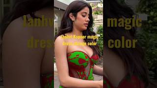 Janhvi Kapoor magic dress change color#shorts#youtube