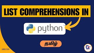 List Comprehensions | Tamil | Python | Python Tutorial in Tamil | #gokultech