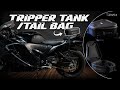 Introducing the Zana tripper tank/tail bag for all motorcycles | Motorcycle tail bags