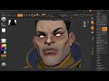 zbrush から photoshop へのタイムラプス 「arcane bust」コンセプト