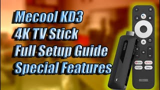 Mecool KD3 4K FireTV Stick Full Setup Guide