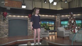 Junior anchor shares her cool spool walk