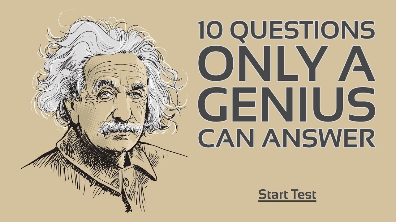 Are You A Genius? - Only A Genius Can Answer These Questions - YouTube