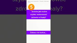 5 prostych kroków skanowania polepszenia zdrowia psychicznego i fizycznego z Healy! #Healy #zdrowie