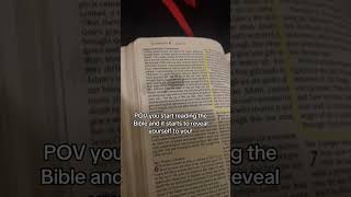 You Started Reading Your Bible and This Happens!! #relatable #fypシ゚ #biblereading #christianshorts