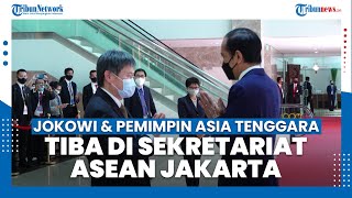 Presiden Jokowi dan Sejumlah Pemimpin Negara Asia Tenggara Tiba di Sekretariat ASEAN Jakarta