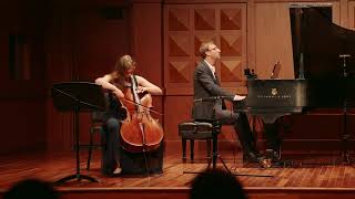 Elliot Carter Sonata for Cello \u0026 Piano, Olivia Marckx and Matthew Harikian