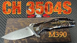 CH3504S titanium flipper knife M390 blade !!