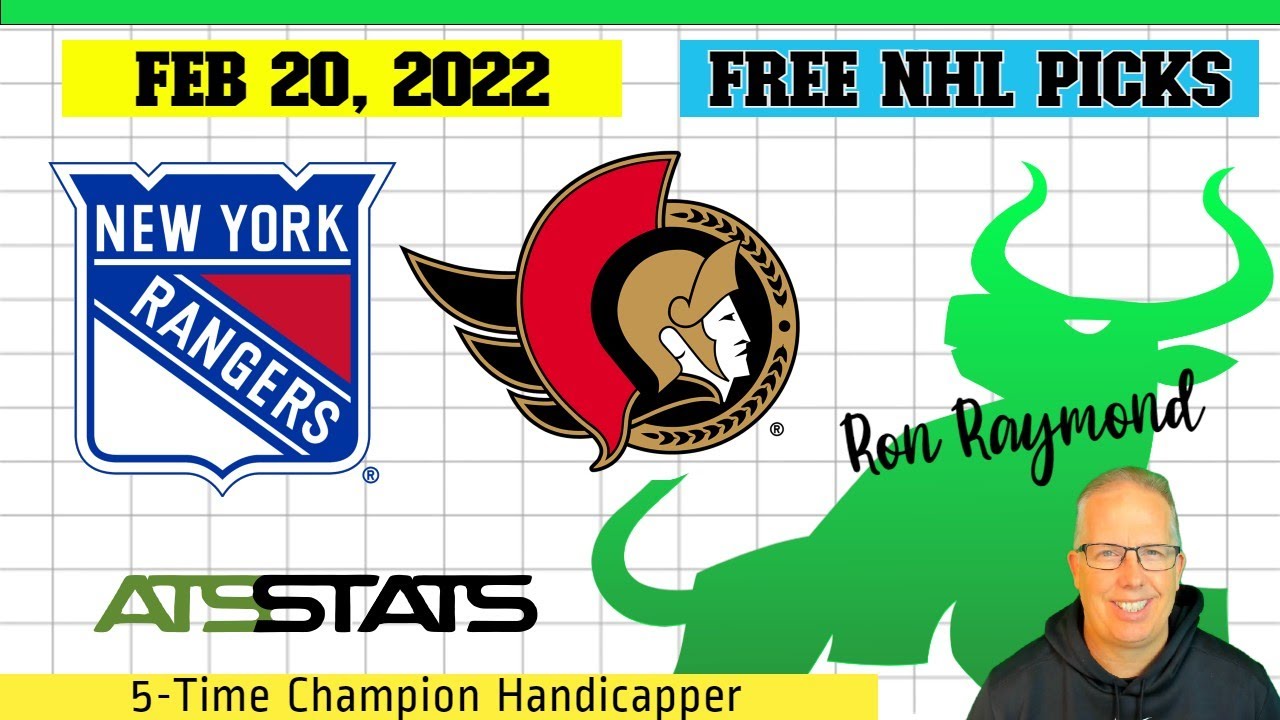 New York Rangers Vs Ottawa Senators Prediction 2-20-22 - Free NHL Picks ...