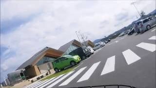 道の駅ましこ→真岡市立山前中学校付近