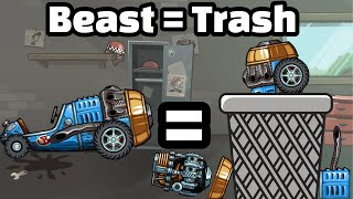 5 Reasons Why Beast Is Garbage | Hill Climb Racing 2