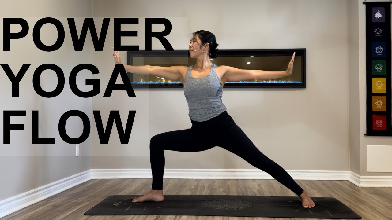 30 Minutes Energizing Power Yoga Flow || Feel Empowered And Calm - YouTube