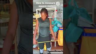 How measure in square meters