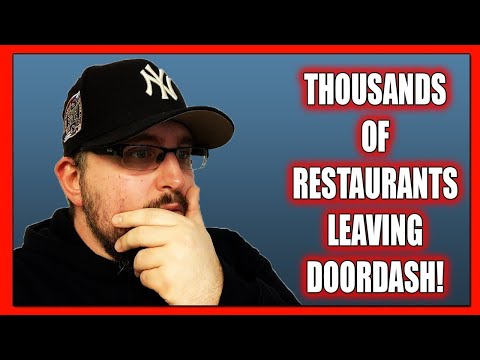 THOUSANDS of restaurants are leaving DoorDash! This is WHY Dashers have trouble getting orders!