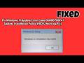 Fix Windows 11 Update Error Code 0x800706F4 | Update Installation Failed (100% Working Fix)