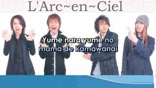 L'Arc~En~Ciel    LOVE  POEM  JOJOUSHI    Romanji Version (Sing-A-Long) Lyrics