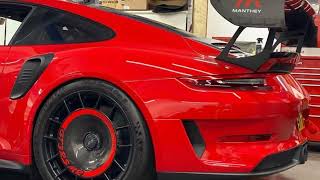 Porsche GT3RS Receives the Marque One Detailing Paint Protection Film Treatment