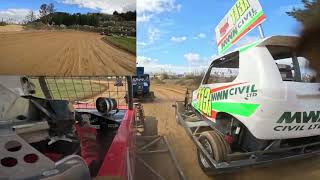 Beckett Racing 4a Thomas Beckett Race 1 Whangarei Speedway Northland Ministock Champs 27.4.24