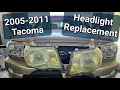 How to Replace Headlights 2005 - 2011 Toyota Tacoma Headlight Replacement