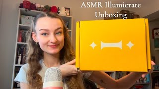 ASMR January Illumicrate Unboxing (whispers, soft-speaking, tapping, scratching, plastic crinkles)