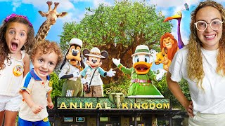 UM DIA INTEIRO NO PARQUE ANIMAL KINGDOM - FAMÍLIA BELLA E LUCCA SHOW