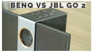 JBL Go 2 vs Benq Trevolo S Bluetooth Portable speaker sound & bass test