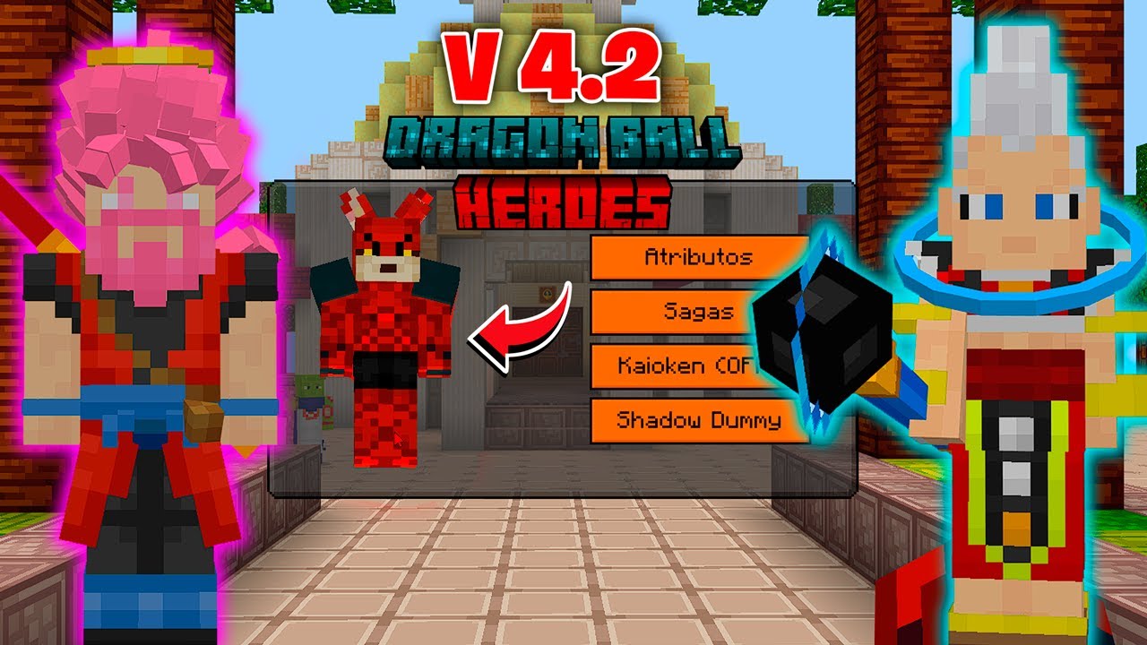 ATUALIZOU!! ADDON/MOD DRAGONBALL HERO V4.2 MINECRAFT 1.20+ - NOVAS ...