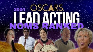 2024 #Oscars BEST ACTRESS & BEST ACTOR Nominees Ranked