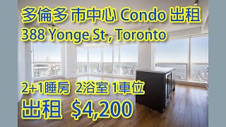 多倫多 市中心 Condo 出租  388 Yonge St , Toronto