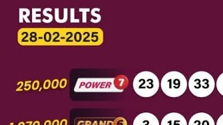 uwinn lottery result today 28/02/2025 friday power7 Grand6 max3 4you spin5 U winn Result