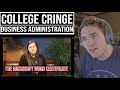 The PROBLEM with Business Administration Degrees.. - COLLEGE CRINGE | #grindreel