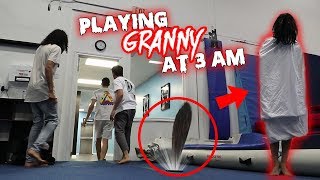 (GRANNY CAME OUT OF MY PHONE!) PLAYING GRANNY AT 3 AM!! SHE CAME TO US!