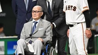 巨人ファンフェスタで“ON結成”　長嶋氏と王氏が90周年セレモニー参加、場内どよめき