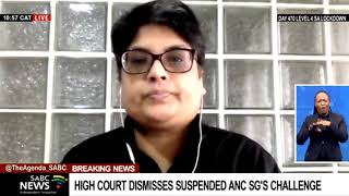 Magashule vs ANC | JHB High Court dismisses ANC SG's challenge against his suspension: analysis