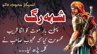 shahrag || شہہ رگ || Jurm O Saza \u0026 Suspense Urdu Stories || Mahboob Alam Stories