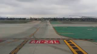 EVA Air Boeing 777-36N(ER), flight BR5, is taking off from Los Angeles to Taipei